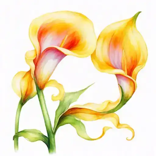 One Calla Lily Flower