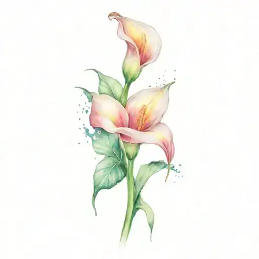 Tall Calla Lily Flower
