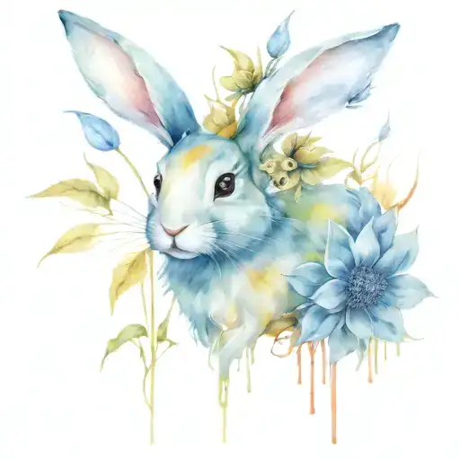 Elf Rabbit Sunflower