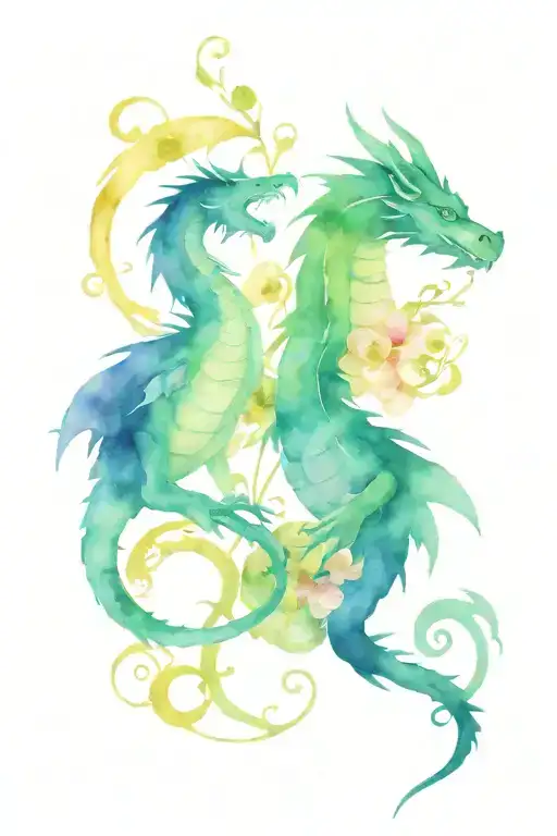 Dragons Music Flowers