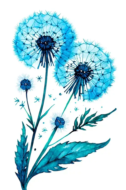 Dandelion Flower Transforming Thru Life Cycle