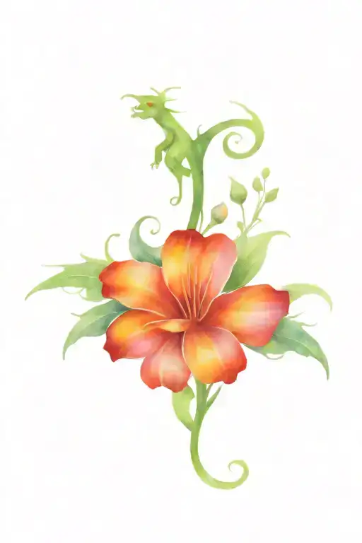 Dragons Music Flowers