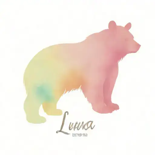 Bear With Name Luna