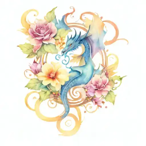 Dragons Music Flowers