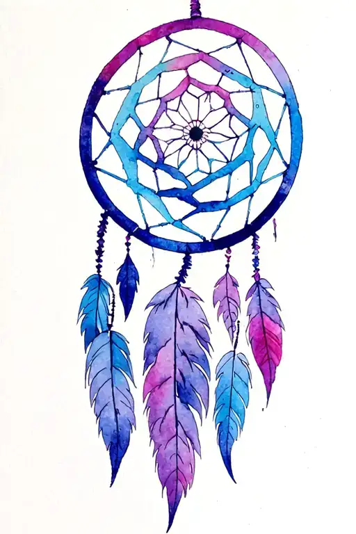 Yggdrasil In The Dreamcatcher Tattoo Sketch