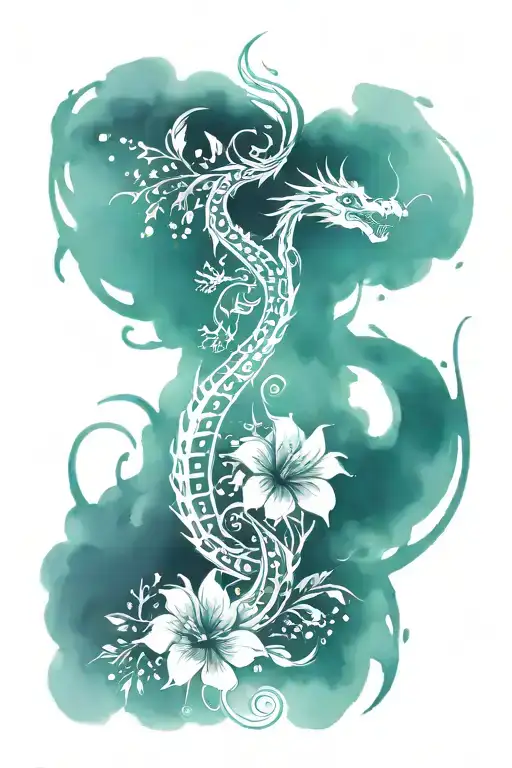Dragons Music Flowers