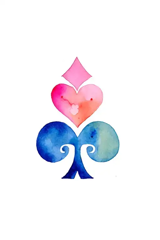 Hearts And Spades Symbol
