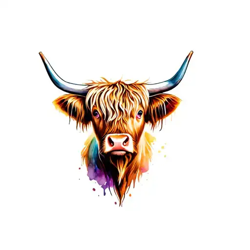 Highland Cow Bow