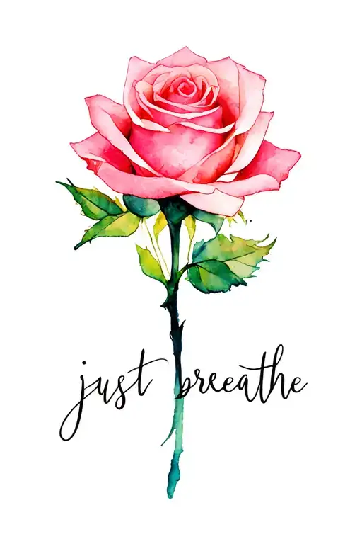 Rose Just Breathe Stem Daunty