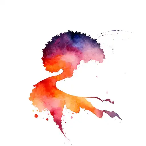 Afro Samurai Half Sleeve