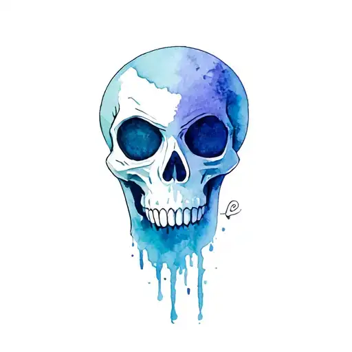 Witch's Horror Inspired Skull Dead Creepy Cute
