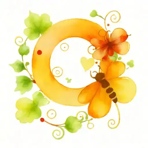 Ladybug Four Leaf Clover And Horse Shoe Small Tattoo All In One