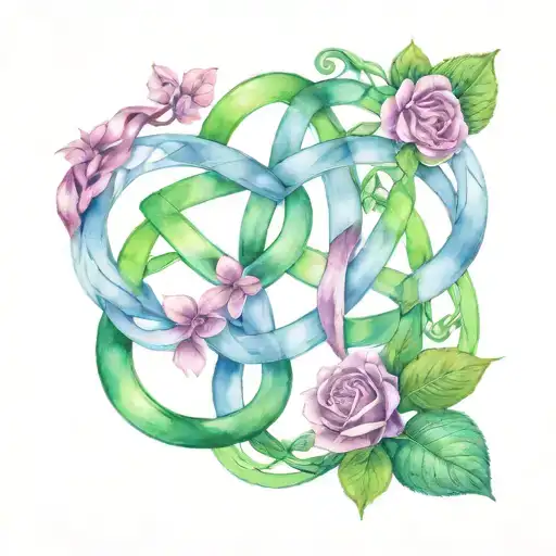 Irish Knot Infinity Loop Orchard And Rose
