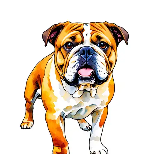 English Bulldog Brindle Color