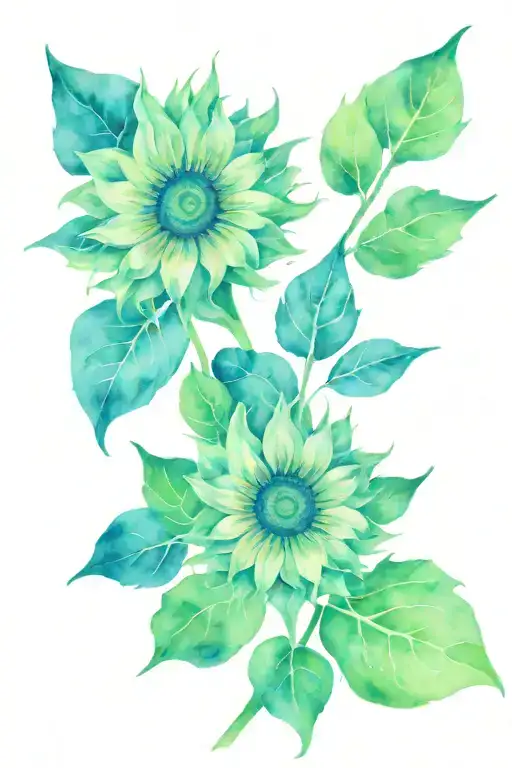 Sunflower That Says My Sunshine And A Leaf That Has Papi Written In It