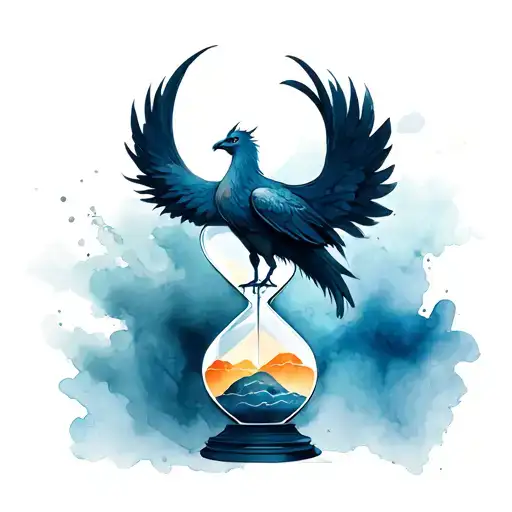 Phenix With A Hourglass