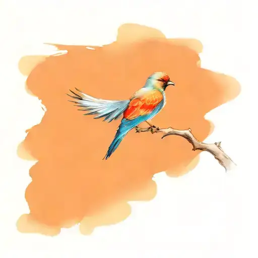 African Go Away Bird Perched