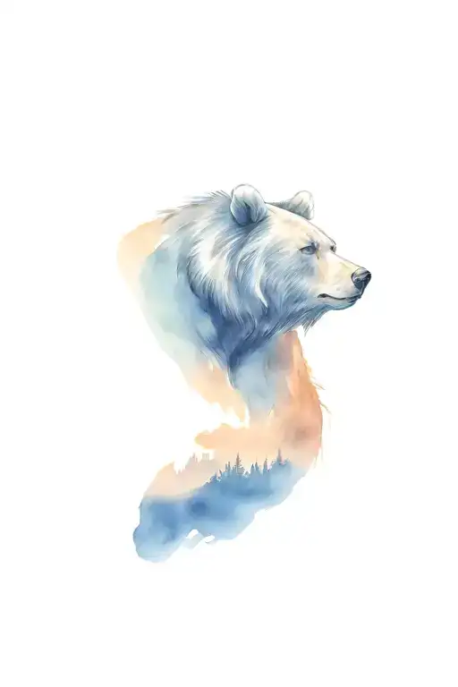 Rough Sketch Brave Bear Spirit