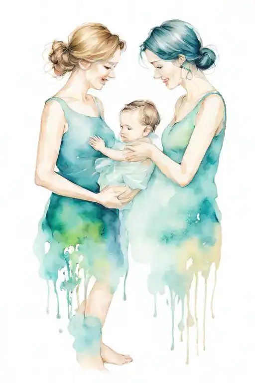 Mother And Toddler Girl