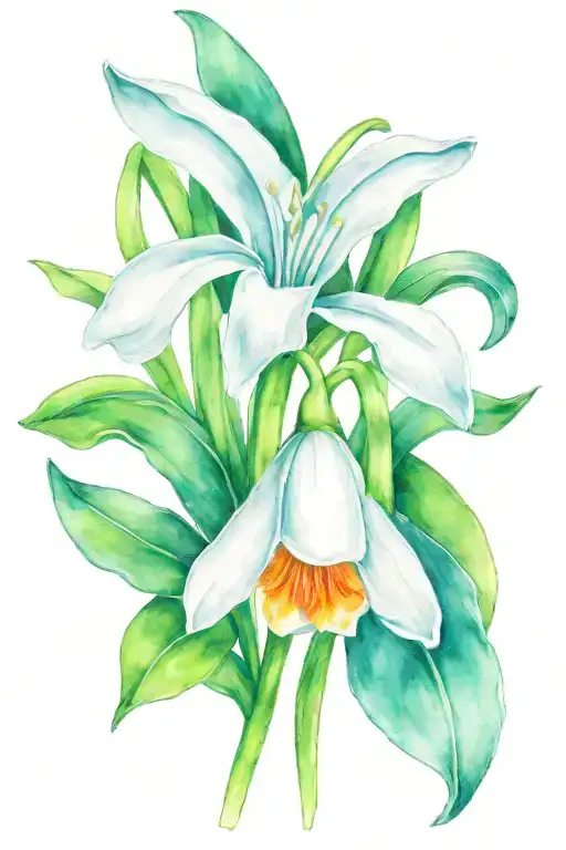 Snowdrop Flower Celtic Knot