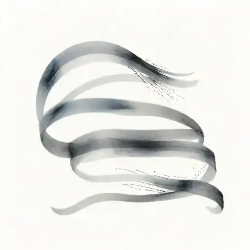 Brushed Black Stripe Arm Band