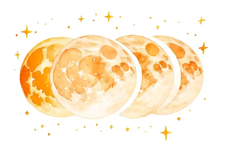 Moon Phases With Stars