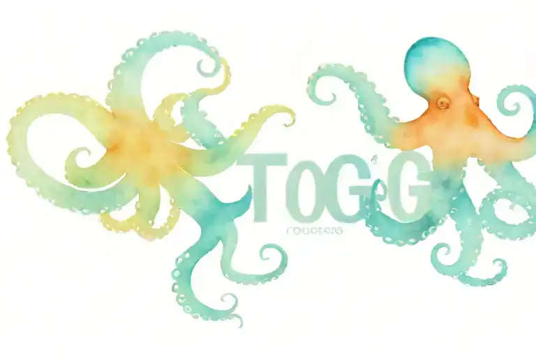 Octopus With The Letters Tog
