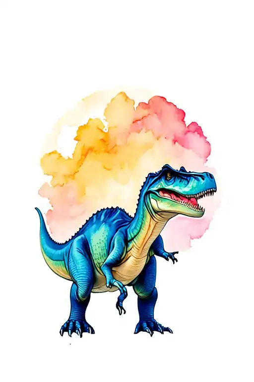 Dinosaur Tatto Design