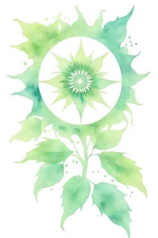 Sunflower Compass Rose