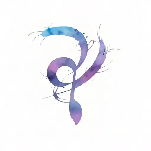 Post Malone's Signature With A Music Note