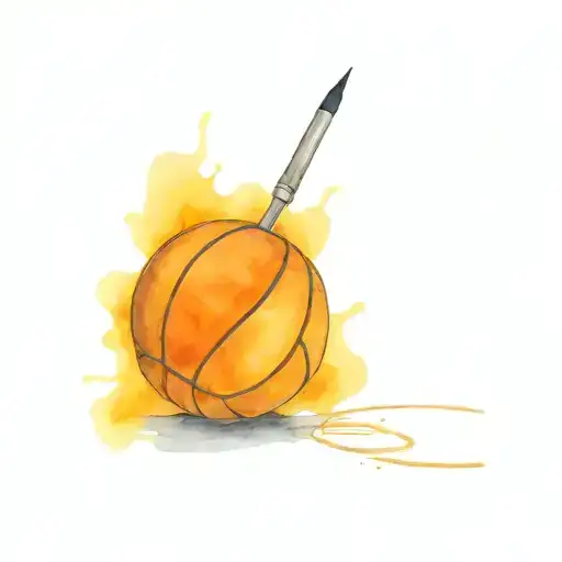 Semicolon Basket Ball Pen Writing