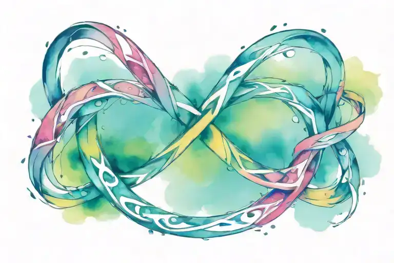 Colorful Infinity Symbol