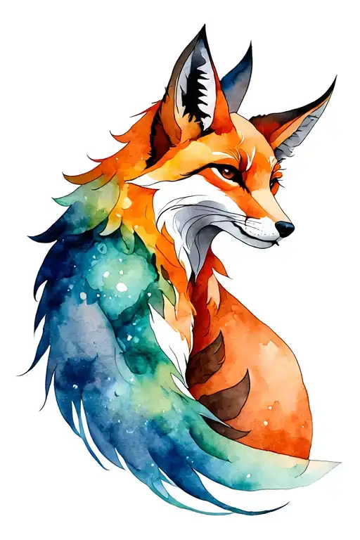 Viking And Fox Full Body