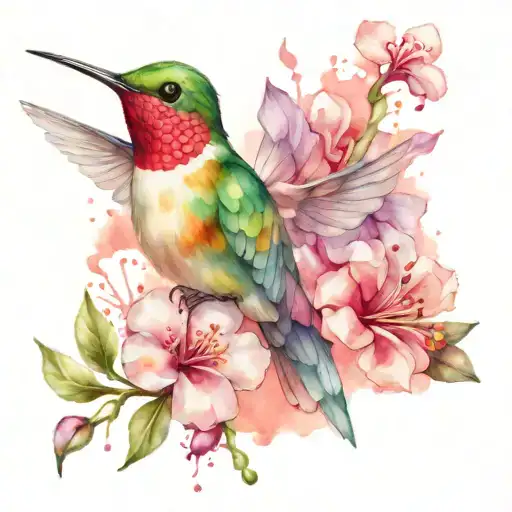 Spatula-crossed Hummingbird