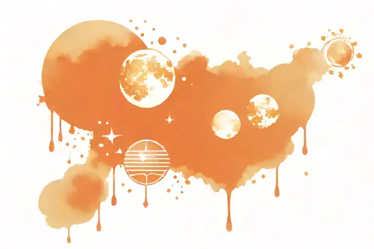 Moon Phases And Cancer Constellation Zodiac Sign