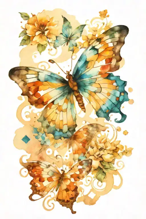 Butterfly With Puzzle Piece