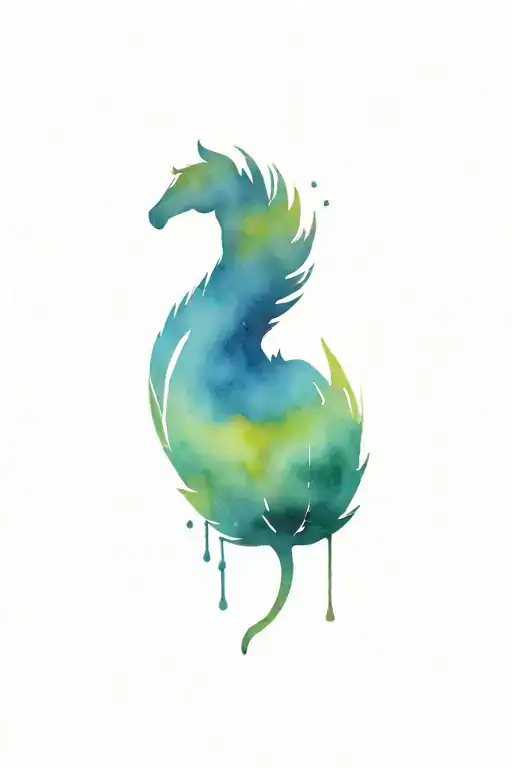 Sunflower Pawprint Horse Hoof Print