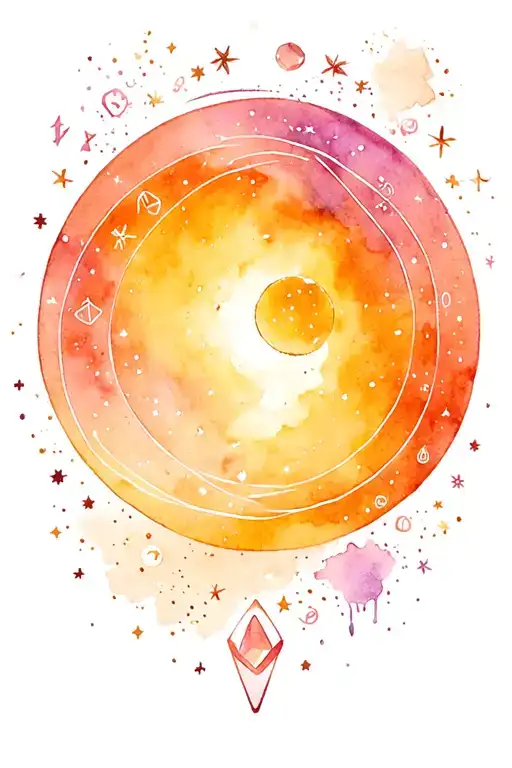 Space With Virgo And Cancer Zodiac Sign And July And September Birth Stone Colours