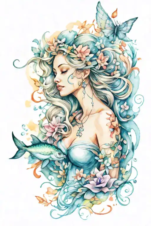 Aphrodite Love Goddess Sea Creatures