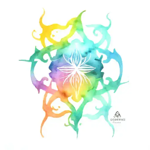 Intertwine Aquarius Leo Gemini Symbol