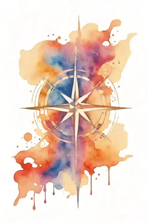 Trsvel Compass Rose Made