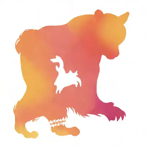 The Phrase 'Panta Rhei' Combined With A Colorful Animal