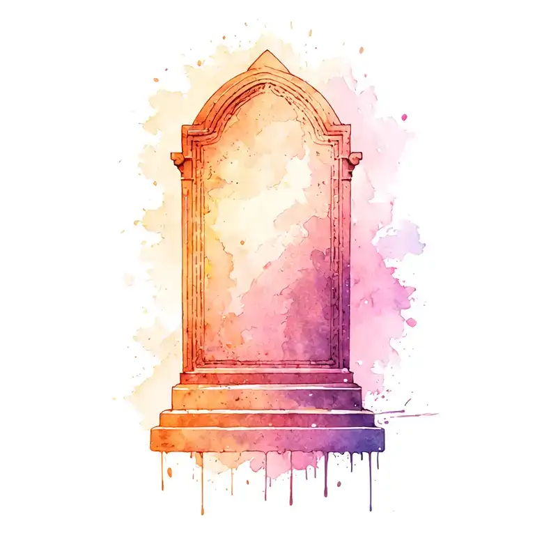 Tomb Stone Pastel