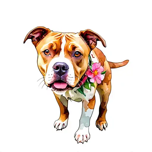 Pit Bull Flowers