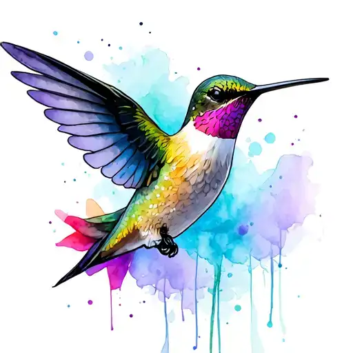 Memorial Hummingbird Flying