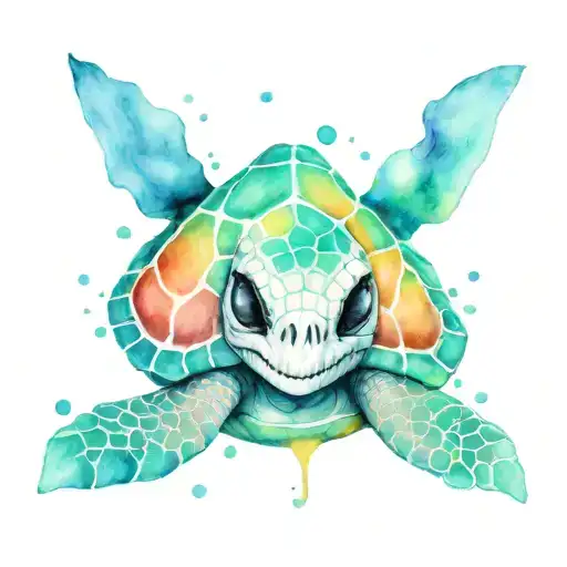 Sea Turtle Jack Skellington