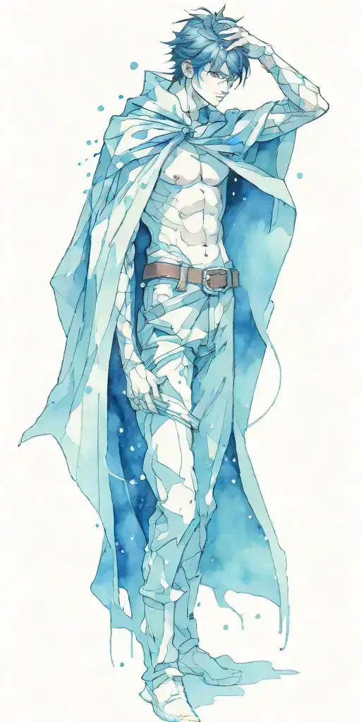 Anime Man With Cape