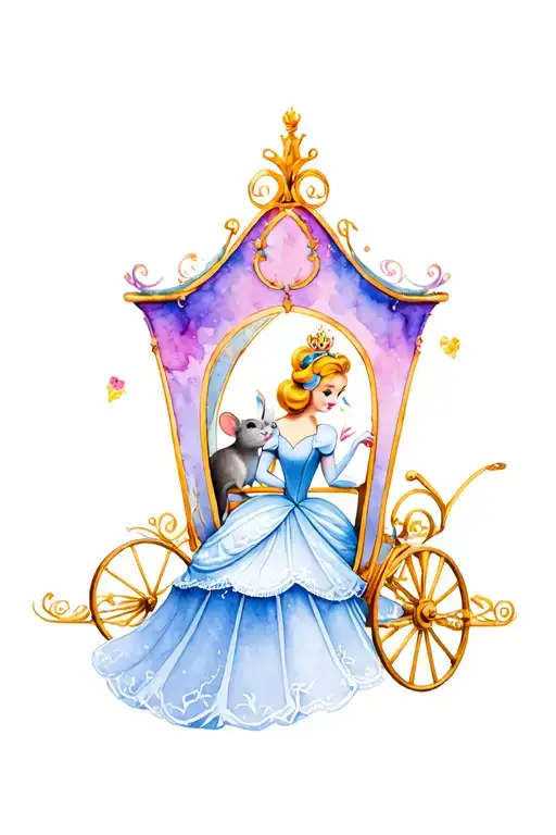 Cinderella Dress Mice Fairy Carriage