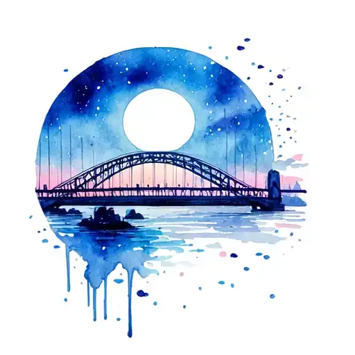 Tattoo Of The Background Arciris Bridge