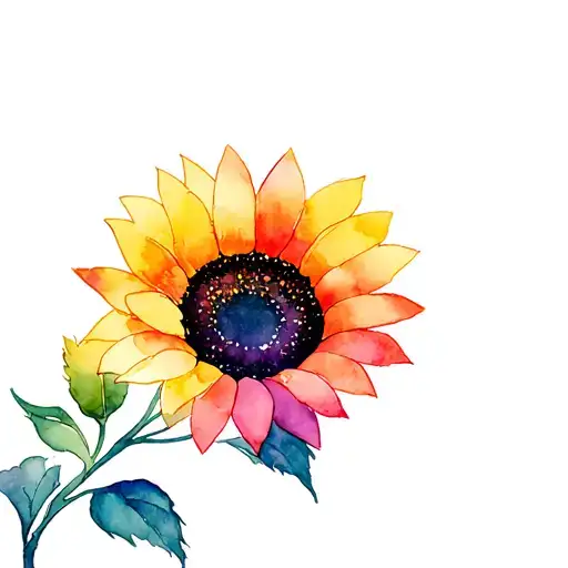 Mandal With Sunflower